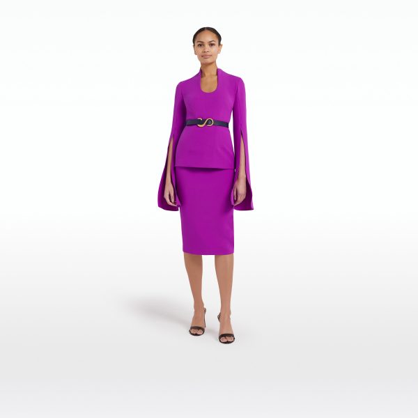 Hokoku Magenta Skirt - Image 5
