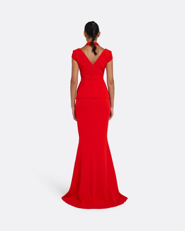 Gayeta Cherry Red Skirt - Image 2