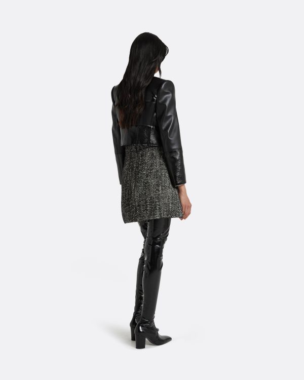Bronagh Black Wool Skirt - Image 2
