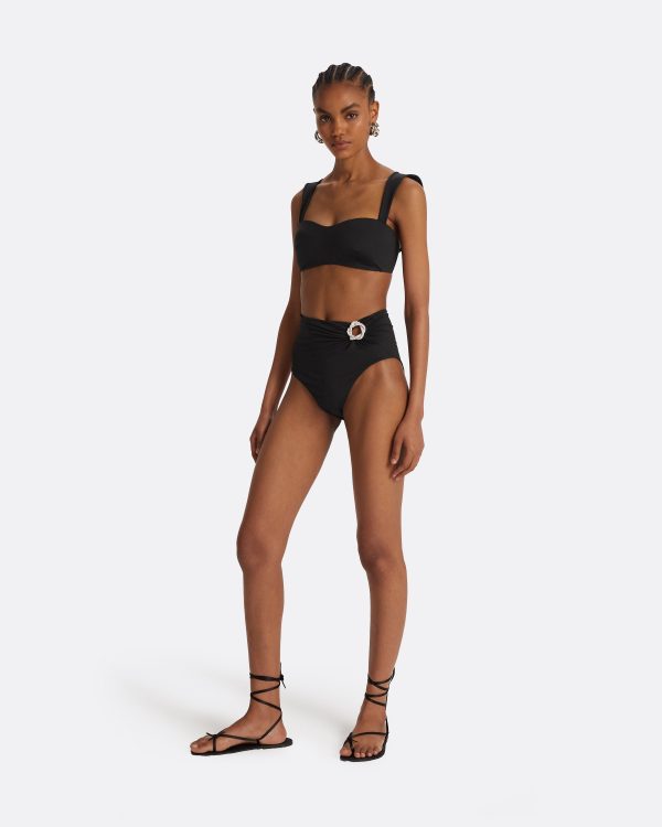 Willa Black Bikini Top - Image 4