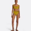 Willa Chartreuse Bikini Top
