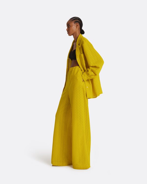 Rewana Chartreuse Trousers - Image 4