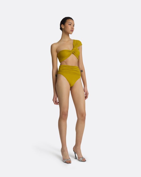 Ariella Chartreuse Bikini Bottom