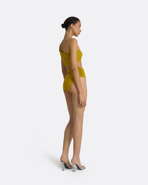 Ariella Chartreuse Bikini Bottom - Image 2