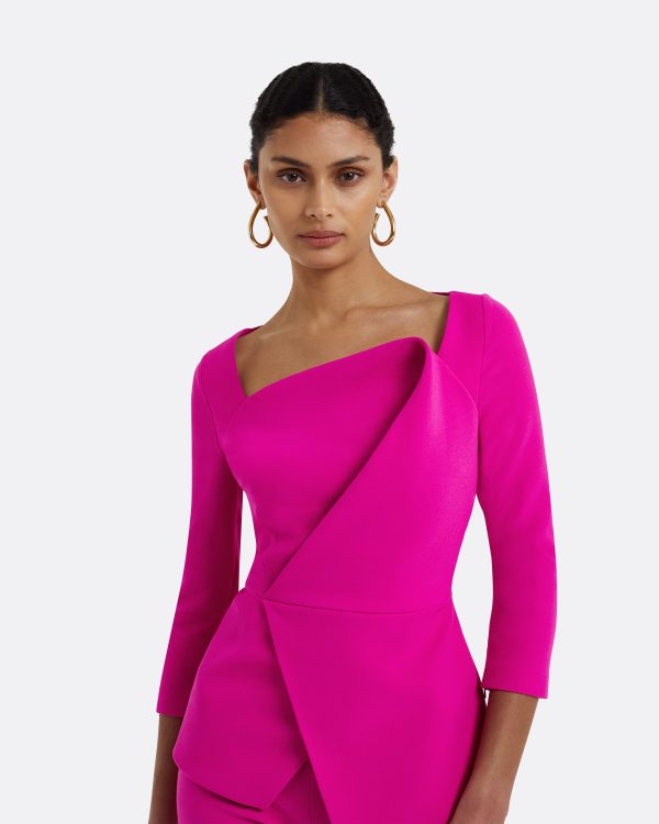 Lilian Wild Strawberry Top - Image 3