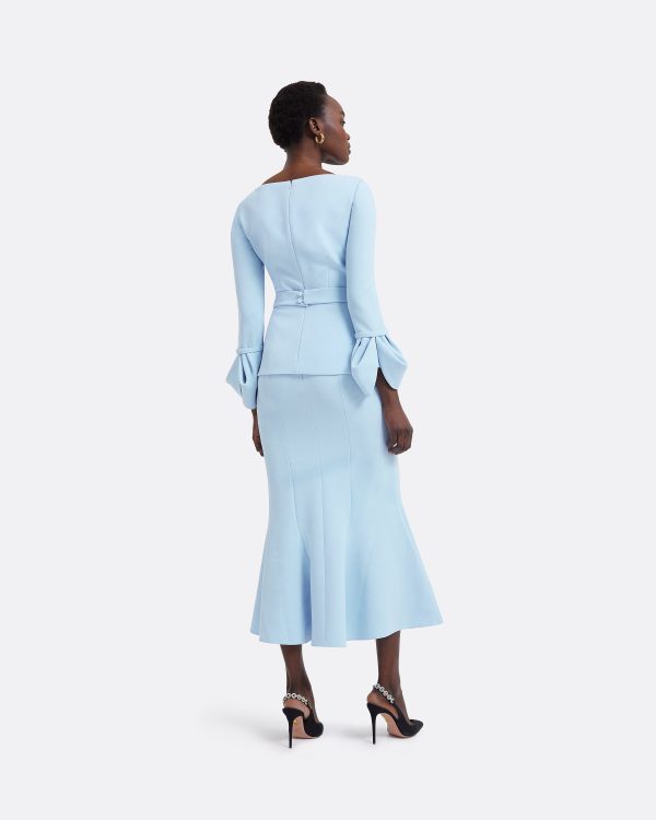 Tottie Pale Blue Top - Image 2