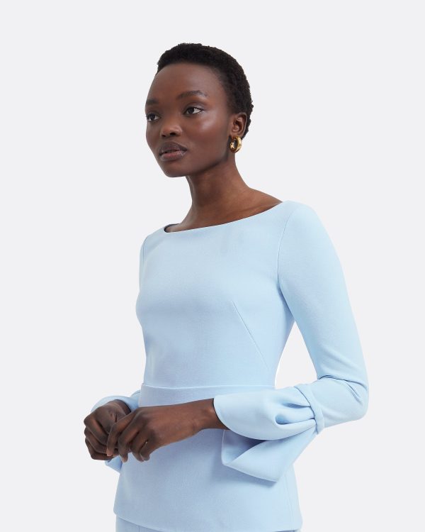 Tottie Pale Blue Top - Image 3