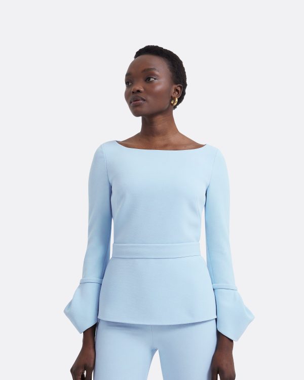 Tottie Pale Blue Top - Image 6