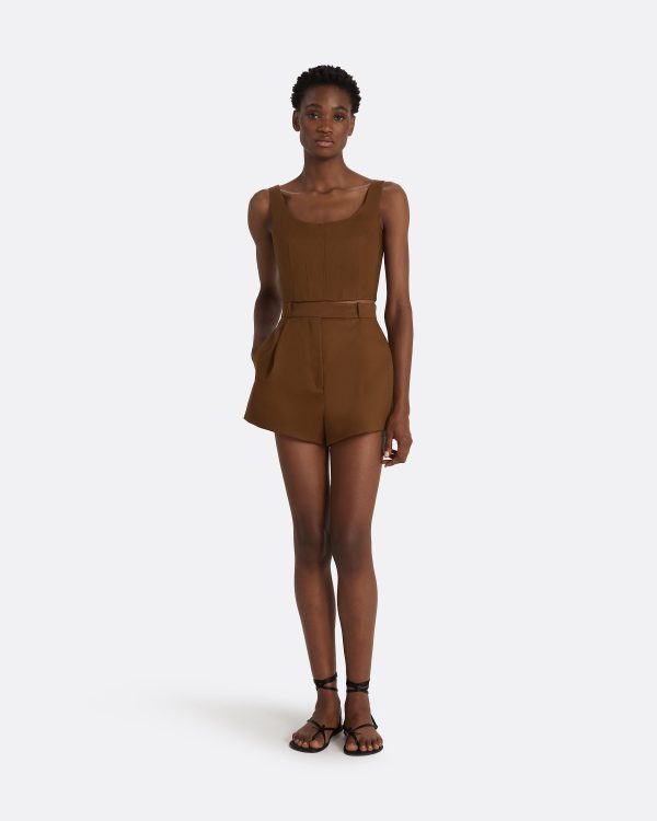 Denizal Deep Brown Top