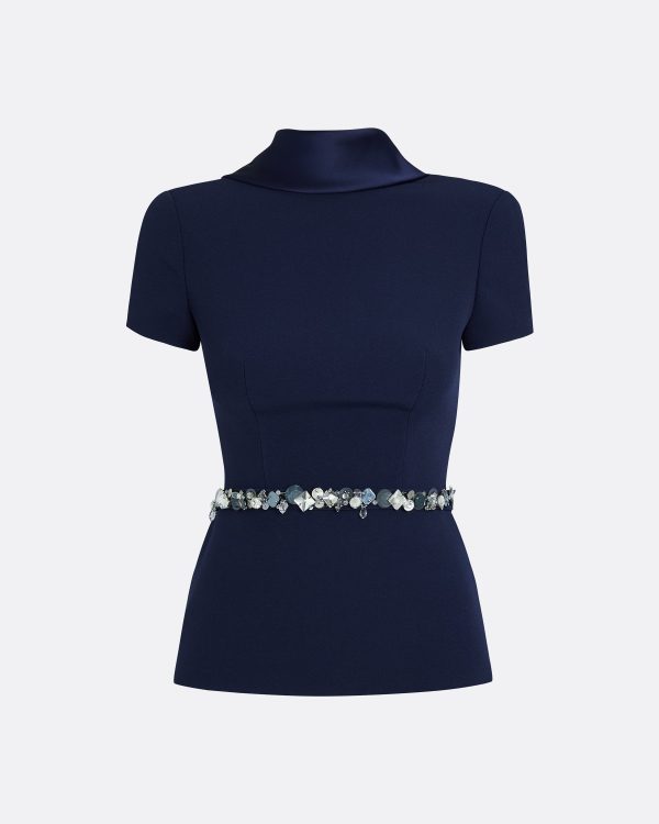 Elvan Embroidered Maritime Top - Image 5