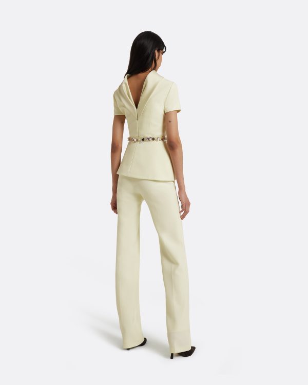 Elvan Embroidered Sorbet Top - Image 2