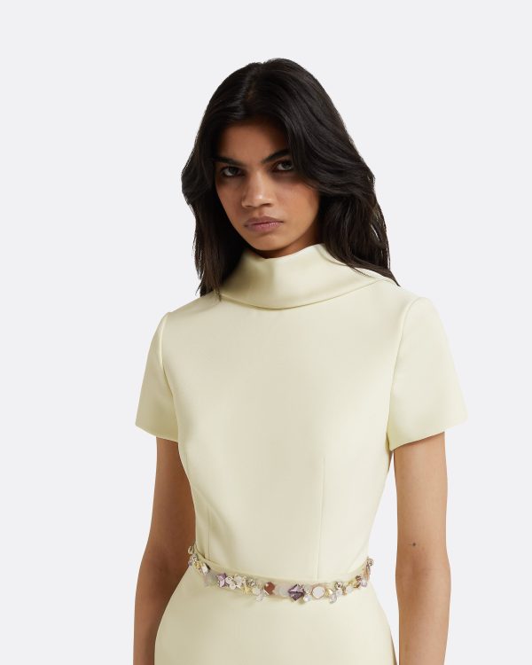 Elvan Embroidered Sorbet Top - Image 3