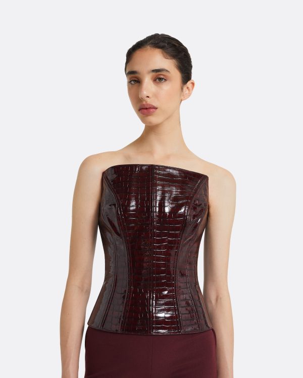Maavi Burgundy Top - Image 3