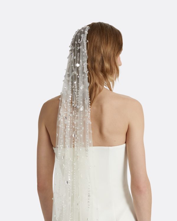 Edith Cecil Embroidered Veil - Image 4