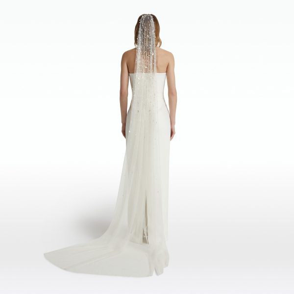 Edith Cecil Embroidered Veil - Image 5